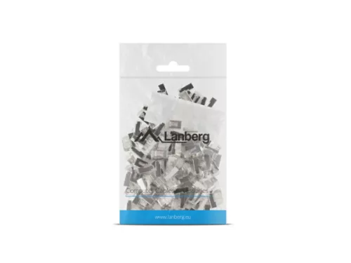 Lanberg PLS-6000 Cat.6 FTP RJ45 8P8C univerzális árnyékolt inzerteres csatlakozó dugó 100db/csomag