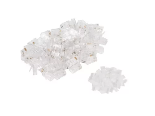 Lanberg PLU-6000 Cat.6 UTP RJ45 8P8C moduláris árnyékolatlan adapteres csatlakozó dugó 100db/csomag