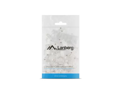Lanberg PLU-6000 Cat.6 UTP RJ45 8P8C moduláris árnyékolatlan adapteres csatlakozó dugó 100db/csomag