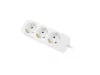 Lanberg PS0-03F-0150-W 3x Schuko aljzat 10A 1.5m fehér elosztósor