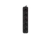 Lanberg PS0-05F-0150-BK 5x Schuko aljzat 10A 1.5m fekete elosztósor