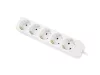 Lanberg PS0-05F-0150-W 5x Schuko aljzat 10A 1.5m fehér elosztósor