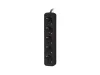 Lanberg PS0-05F-0300-BK 5x Schuko aljzat 10A 3m fekete elosztósor