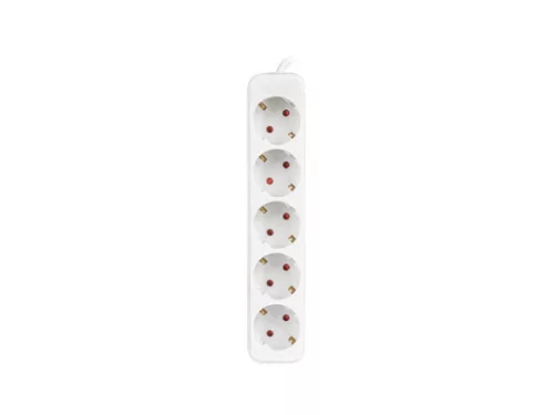 Lanberg PS0-05F-0300-W 5x Schuko aljzat 10A 3m fehér elosztósor