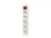 Lanberg PS1-05F-0150-W 5x Schuko aljzat 10A 1.5m kapcsolós fehér elosztósor