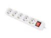 Lanberg PS1-05F-0150-W 5x Schuko aljzat 10A 1.5m kapcsolós fehér elosztósor