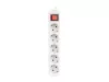 Lanberg PS1-05F-0300-W 5x Schuko aljzat 10A 3m kapcsolós fehér elosztósor