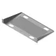 Ubiquiti UACC-RACK-SHELF-CLV 19" 1U 250mm mély MAX:20kg perforált ezüst rack polc