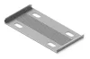 Ubiquiti UACC-RACK-SHELF-TL-SD 19" 1U 230mm mély MAX:20kg perforált ezüst csúsztatható rack polc U-Rack-6U-TL mini rack szekrényhez