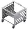 Ubiquiti UACC-RACK-SHELF-TL-SD 19" 1U 230mm mély MAX:20kg perforált ezüst csúsztatható rack polc U-Rack-6U-TL mini rack szekrényhez