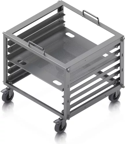 Ubiquiti UACC-RACK-SHELF-TL 19" 1U 460mm mély MAX:20kg perforált ezüst rack polc U-Rack-6U-TL mini rack szekrényhez