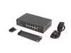 Lanberg RSFE-8P-2GE-120 19/10" 1U 8x100Mbps PoE+ LAN (120W) 2xGbE LAN port nem menedzselhető PoE+ switch