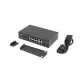 Lanberg RSFE-8P-2GE-120 19/10" 1U 8x100Mbps PoE+ LAN (120W) 2xGbE LAN port nem menedzselhető PoE+ switch