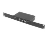 Lanberg RSFE-8P-2GE-120 19/10" 1U 8x100Mbps PoE+ LAN (120W) 2xGbE LAN port nem menedzselhető PoE+ switch