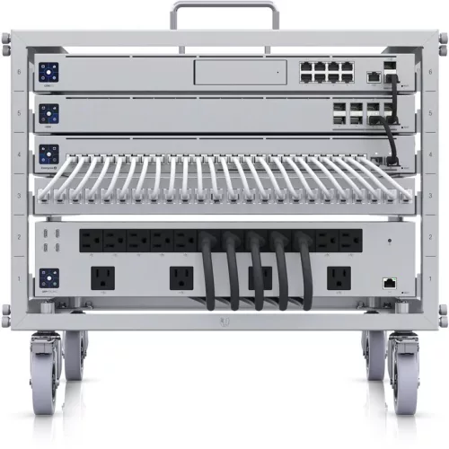Ubiquiti U-Rack-6U-TL 19" 6U 460mm mély nyitott mini rack szekrény