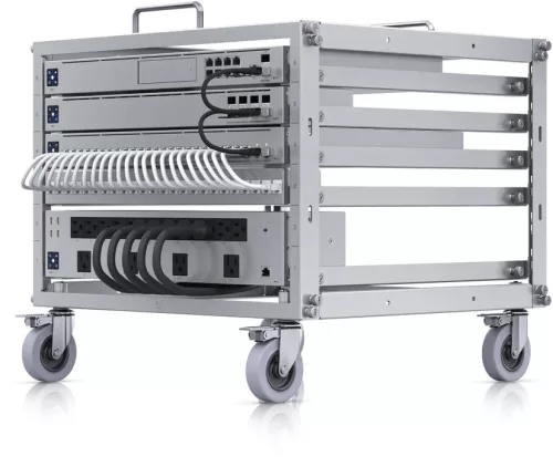 Ubiquiti U-Rack-6U-TL 19" 6U 460mm mély nyitott mini rack szekrény