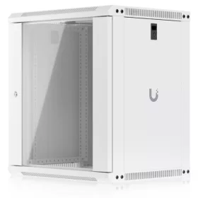   Ubiquiti UACC-RACK-12U-WALL-450-G 19" 12U 635x550x450mm MAX:50kg üvegajtós fehér fali rack szekrény