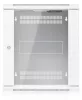 Ubiquiti UACC-RACK-12U-WALL-450-G 19" 12U 635x550x450mm MAX:50kg üvegajtós fehér fali rack szekrény