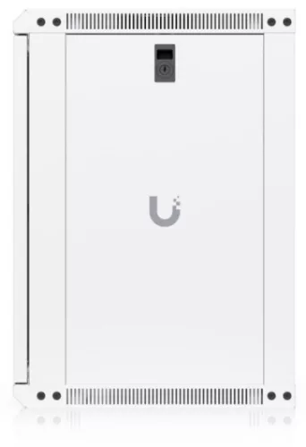 Ubiquiti UACC-RACK-12U-WALL-450-G 19" 12U 635x550x450mm MAX:50kg üvegajtós fehér fali rack szekrény