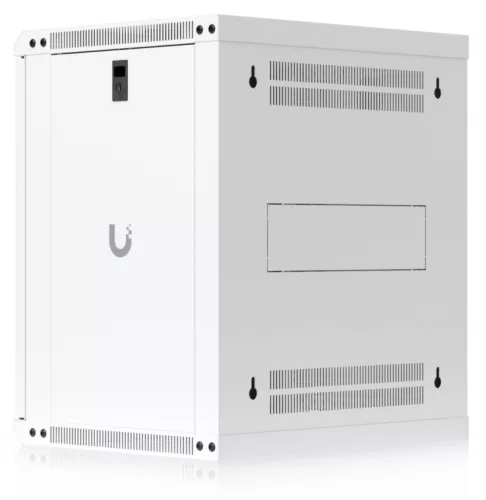 Ubiquiti UACC-RACK-12U-WALL-450-G 19" 12U 635x550x450mm MAX:50kg üvegajtós fehér fali rack szekrény