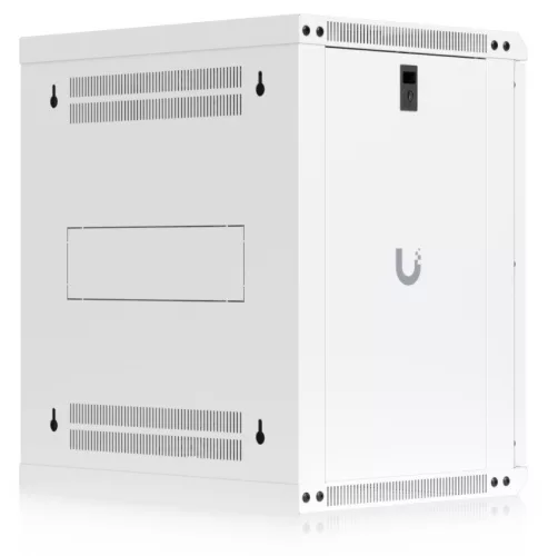 Ubiquiti UACC-RACK-12U-WALL-450-G 19" 12U 635x550x450mm MAX:50kg üvegajtós fehér fali rack szekrény