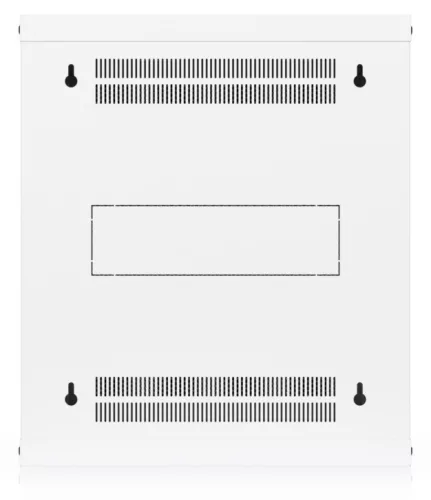 Ubiquiti UACC-RACK-12U-WALL-450-P 19" 12U 635x550x450mm MAX:50kg perforált ajtós fehér fali rack szekrény