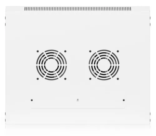 Ubiquiti UACC-RACK-12U-WALL-450-P 19" 12U 635x550x450mm MAX:50kg perforált ajtós fehér fali rack szekrény