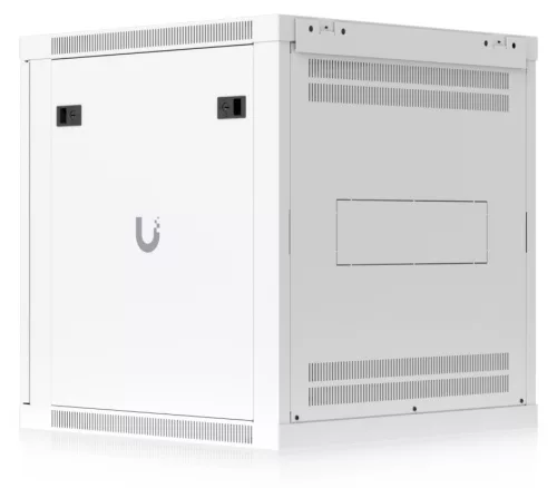 Ubiquiti UACC-RACK-12U-WALL-600-G 19" 12U 635x598x600mm MAX:80kg üvegajtós fehér fali rack szekrény