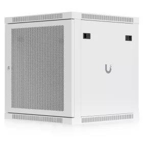   Ubiquiti UACC-RACK-12U-WALL-600-P 19" 12U 635x598x600mm MAX:80kg perforált ajtós fehér fali rack szekrény