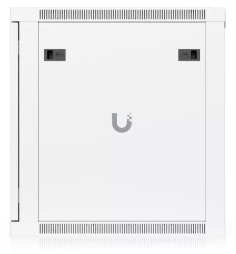 Ubiquiti UACC-RACK-12U-WALL-600-P 19" 12U 635x598x600mm MAX:80kg perforált ajtós fehér fali rack szekrény