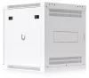 Ubiquiti UACC-RACK-12U-WALL-600-P 19" 12U 635x598x600mm MAX:80kg perforált ajtós fehér fali rack szekrény