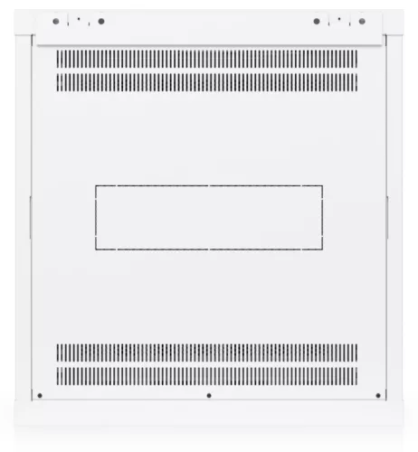 Ubiquiti UACC-RACK-12U-WALL-600-P 19" 12U 635x598x600mm MAX:80kg perforált ajtós fehér fali rack szekrény