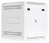 Ubiquiti UACC-RACK-12U-WALL-600-P 19" 12U 635x598x600mm MAX:80kg perforált ajtós fehér fali rack szekrény