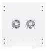 Ubiquiti UACC-RACK-12U-WALL-600-P 19" 12U 635x598x600mm MAX:80kg perforált ajtós fehér fali rack szekrény