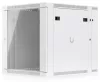 Ubiquiti UACC-RACK-12U-WALL-SW-G 19" 12U 639x600x703mm MAX:80kg üvegajtós fehér kétrészes fali rack szekrény