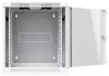 Ubiquiti UACC-RACK-12U-WALL-SW-G 19" 12U 639x600x703mm MAX:80kg üvegajtós fehér kétrészes fali rack szekrény