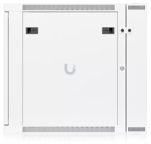 Ubiquiti UACC-RACK-12U-WALL-SW-G 19" 12U 639x600x703mm MAX:80kg üvegajtós fehér kétrészes fali rack szekrény