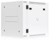 Ubiquiti UACC-RACK-12U-WALL-SW-G 19" 12U 639x600x703mm MAX:80kg üvegajtós fehér kétrészes fali rack szekrény