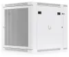 Ubiquiti UACC-RACK-12U-WALL-SW-P 19" 12U 639x600x703mm MAX:80kg perforált ajtós fehér kétrészes fali rack szekrény