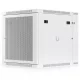 Ubiquiti UACC-RACK-12U-WALL-SW-P 19" 12U 639x600x703mm MAX:80kg perforált ajtós fehér kétrészes fali rack szekrény