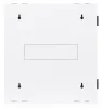 Ubiquiti UACC-RACK-12U-WALL-SW-P 19" 12U 639x600x703mm MAX:80kg perforált ajtós fehér kétrészes fali rack szekrény