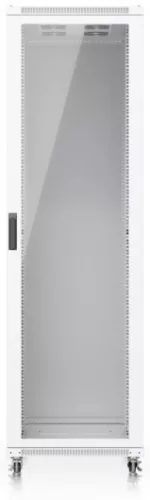Ubiquiti UACC-RACK-42U-1000-G 19" 42U 1966x600x1000 MAX:800Kg üvegajtós fehér álló szerver szekrény