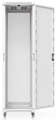 Ubiquiti UACC-RACK-42U-1000-P 19" 42U 1966x600x1000 MAX:800Kg perforált ajtós fehér álló szerver szekrény