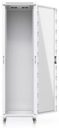 Ubiquiti UACC-RACK-42U-800-G 19" 42U 1966x600x800 MAX:800kg üvegajtós fehér álló rack szekrény