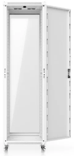 Ubiquiti UACC-RACK-42U-800-G 19" 42U 1966x600x800 MAX:800kg üvegajtós fehér álló rack szekrény