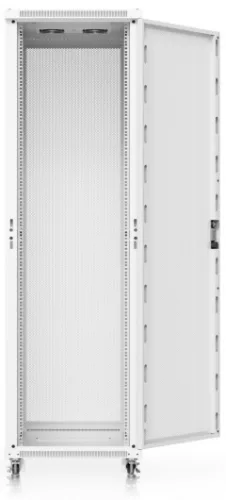 Ubiquiti UACC-RACK-42U-800-P 19" 42U 1966x600x800 MAX:800kg perforált ajtós fehér álló rack szekrény