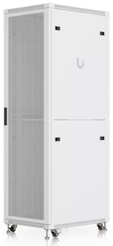 Ubiquiti UACC-RACK-42U-800-P 19" 42U 1966x600x800 MAX:800kg perforált ajtós fehér álló rack szekrény