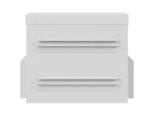 Lanberg WAH1-3230-00S 10" 3U SZÉL:320mm MÉLY:220mm MAG:300mm IP55 szürke kültéri fali rack szekrény