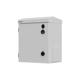   Lanberg WAH1-3240-00S 10" 3U SZÉL:320mm MÉLY:220mm MAG:400mm IP55 szürke kültéri fali rack szekrény