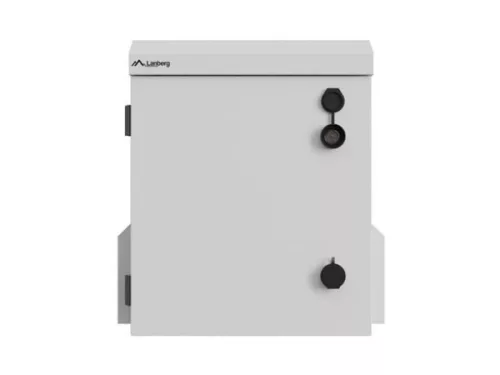 Lanberg WAH1-3240-00S 10" 3U SZÉL:320mm MÉLY:220mm MAG:400mm IP55 szürke kültéri fali rack szekrény